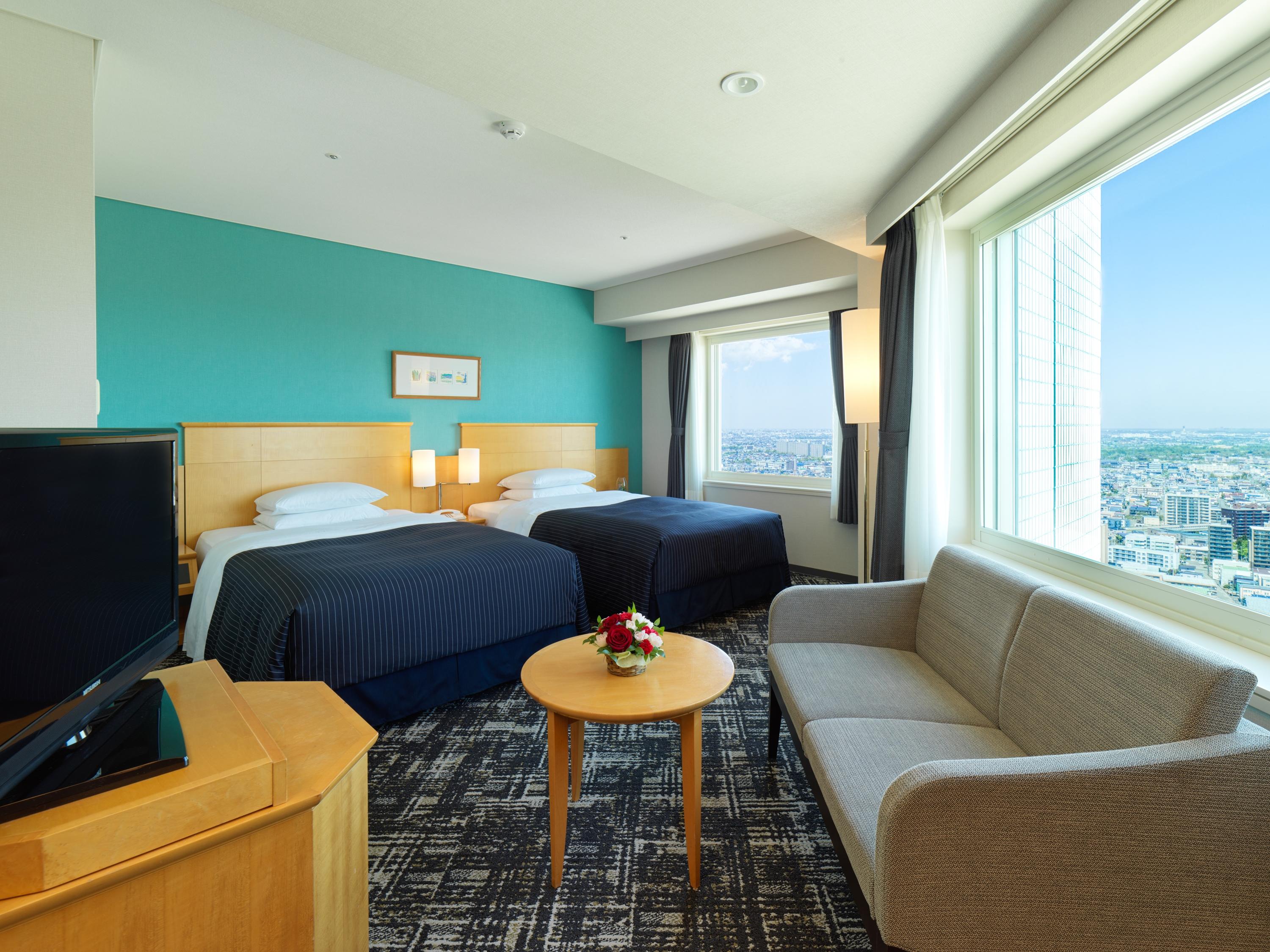 Hotel Emisia Sapporo Eksteriør billede Deluxe Twin