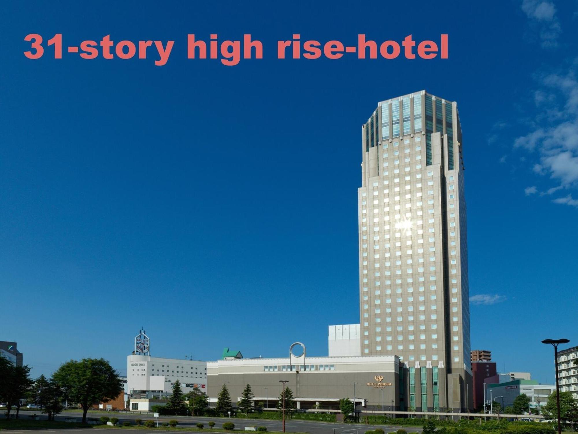 Hotel Emisia Sapporo Eksteriør billede 31-story high rise hotel